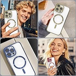 IAIYOXI Magnetic Clear Case for iPhone 16e with
