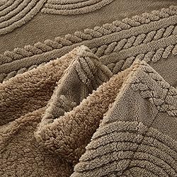 PU MEI Sherpa Throw Blanket for Couch Sofa
