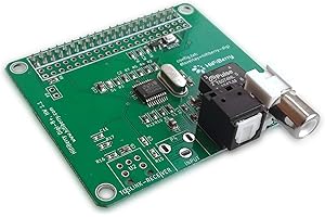 HiFiBerry Digi+ Standard Version Digital Sound Card for Raspberry Pi 2 Model B/B+ / A+ with Toslink and Coax Connection