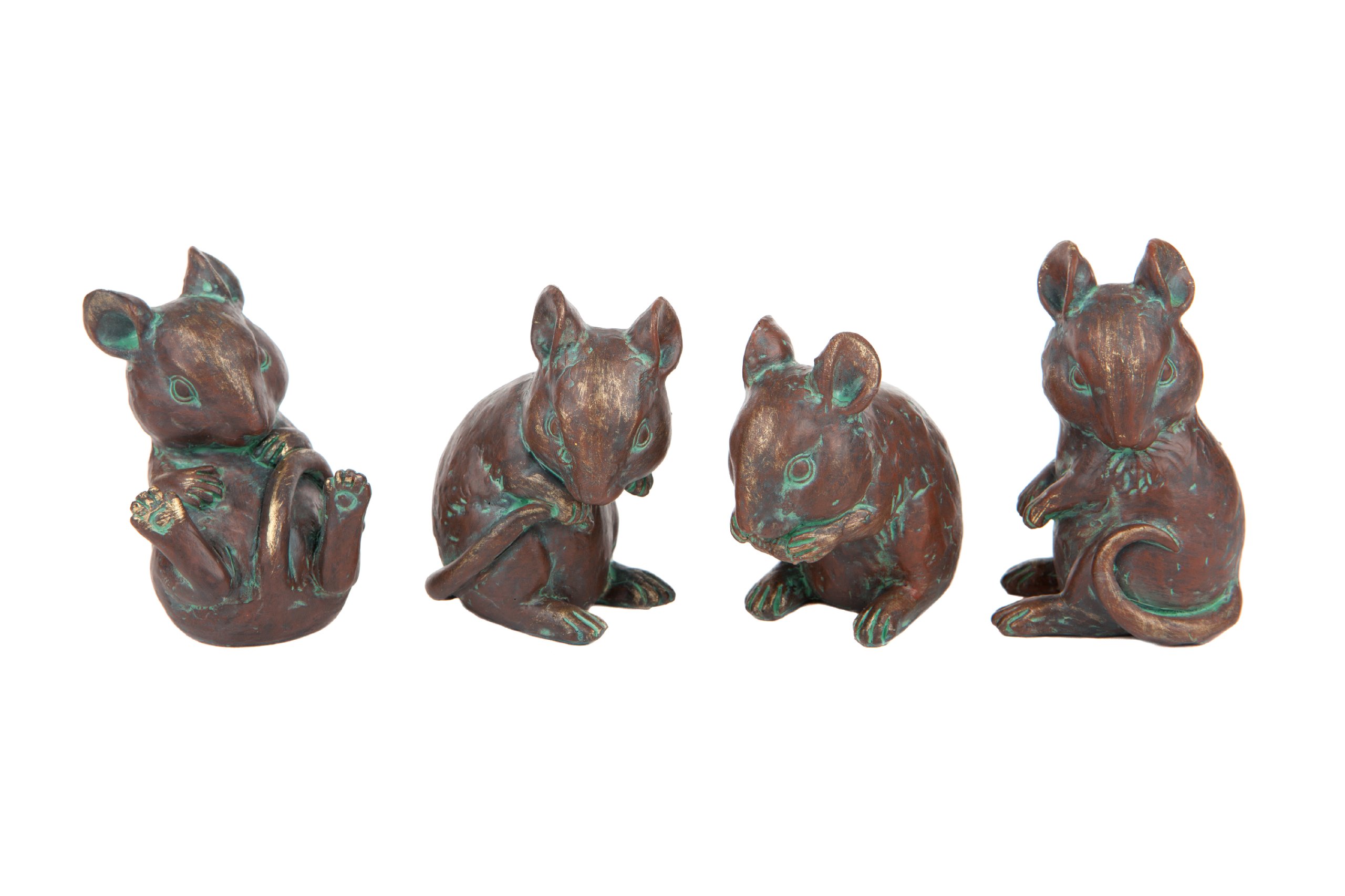 London Ornaments LO7512076 Mice (Set of 4)