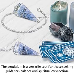 Angelite Orgone Pendulums for Divination and