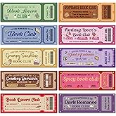 Celavoy Personalized Bookmark Bulk Gifts - 100 Pcs Funny Book Club Ticket Paper Bookmarks for Women Men Books Lovers Fantasy Dark Romance Page Markers Accessories Bookish Gift for Birthday Christmas