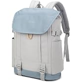 myfriday 15.6 Laptop Backpack Women Lightweight Anti-Theft Travel Daypack | with Padded Sleeve, Multi-Pocket Organization, Chest Strap &amp; Breathable Back Panel, and Drawstring Closure