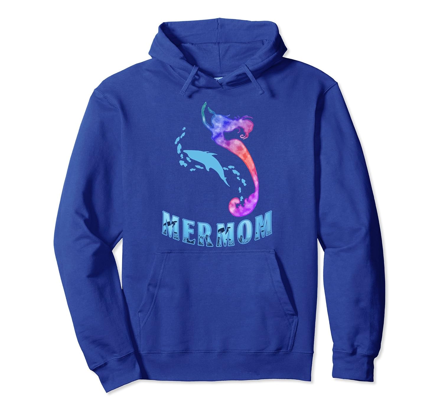 Mermaid Mom Lovely Mermom Hoodie Special Mother's Day Gift-anz