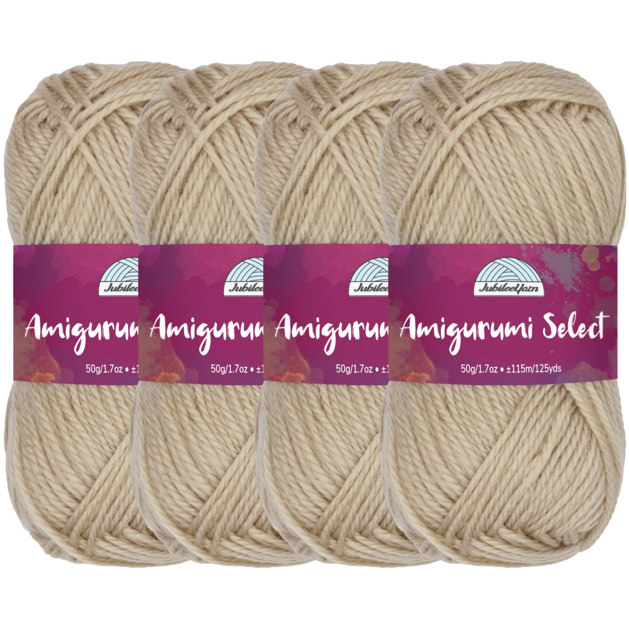 Amigurumi Select 100% Acrylic Craft Yarn Skeins Crochet and Knitting Projects - Acrylic Fingering Weight - Hydrangea - 4 Skeins — image 1