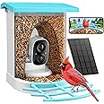 isYoung Birdlook® Smart Bird Feeder with Camera,2K HD Dual Granary Bird Feeder Camera, AI Auto-Capture & Motion Detection, 5W Solar, 170° View, AI Identify 16000+ Birds,Ideal Gift for Bird Lovers.