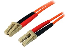 StarTech.com 15m Fiber Optic Cable - Multimode Duplex 50/125 - LSZH - LC/LC - OM2 - LC to LC Fiber Patch Cable