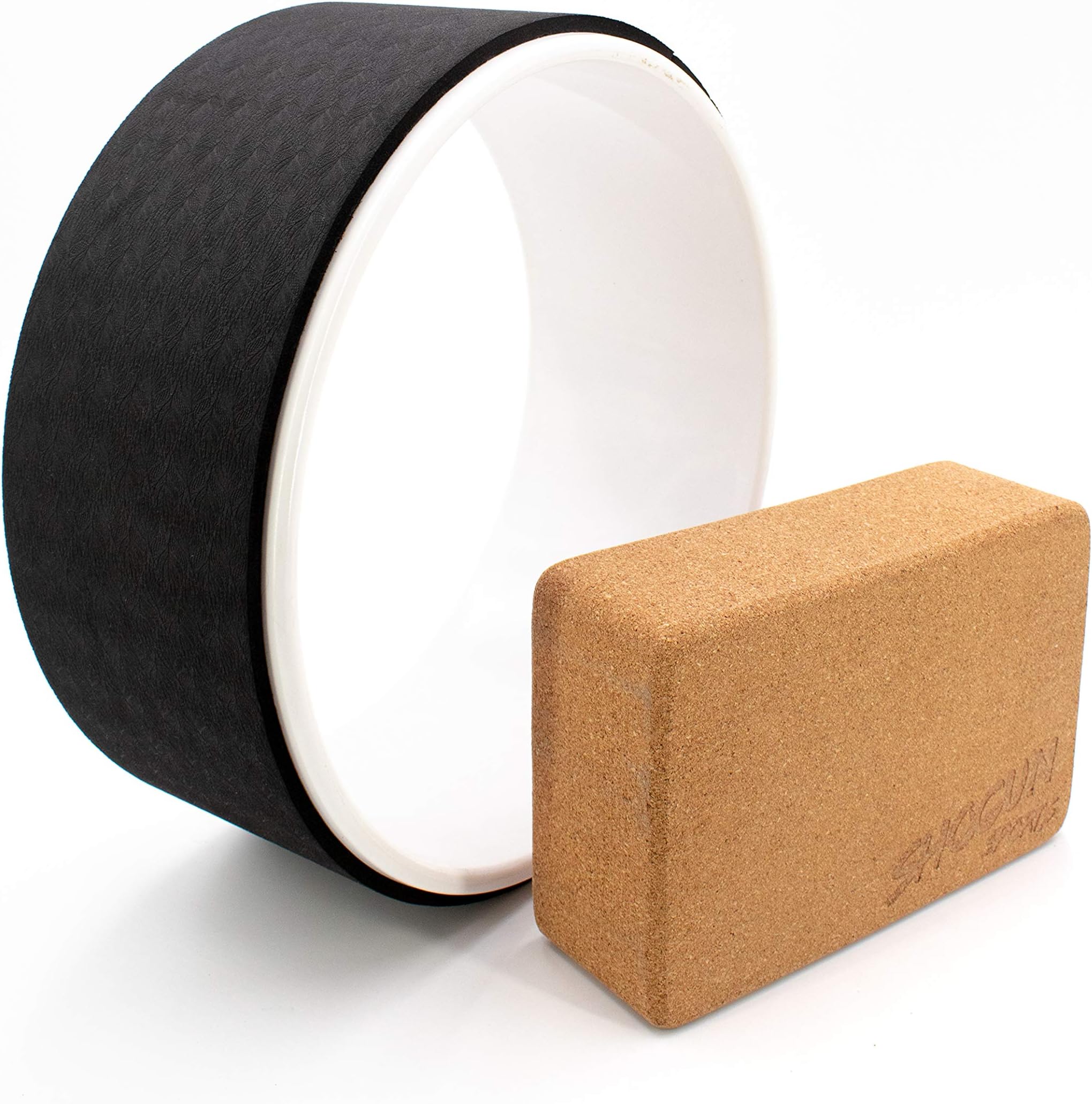 Shogun Sports Yoga Wheel. Yoga Wheel Roller for Back Pain, Stretching, Improving Flexibility and Backbends.