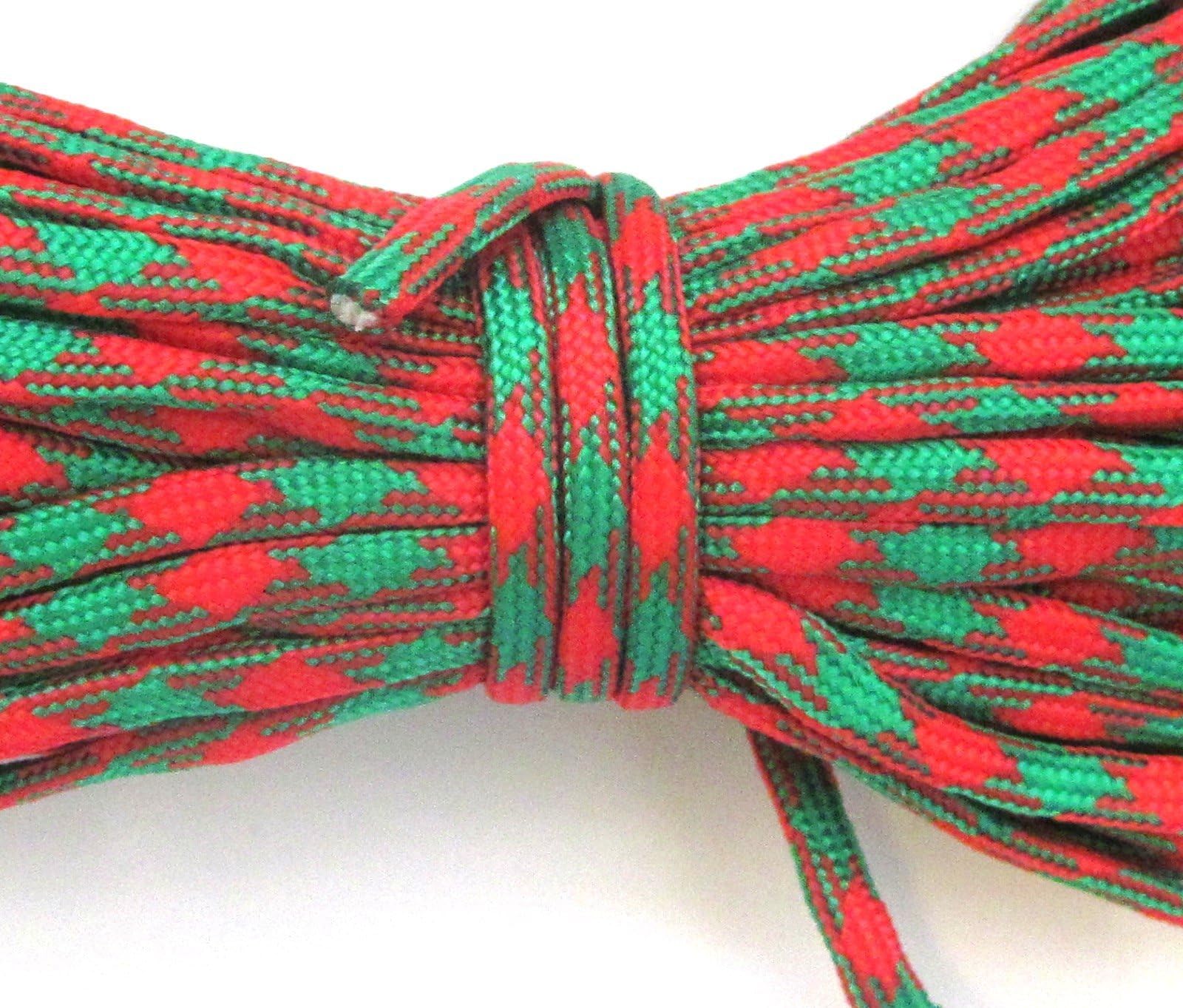 FamilyFirst Tradings 550 Paracord 7 Inner Strands Durable Rope- Choose 15ft, 50ft or 100ft- Camping Hiking Survival Bushcraft Bracelet