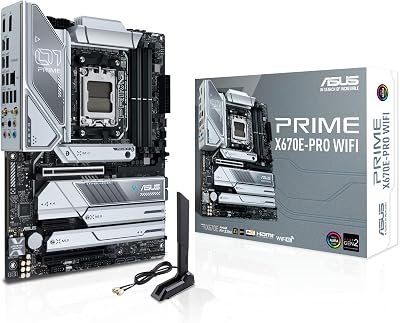 ASUS PRIME X670E-PRO WIFI Motherboard AMD Ryzen AM5 PCIe 5.0 DDR5 M.2