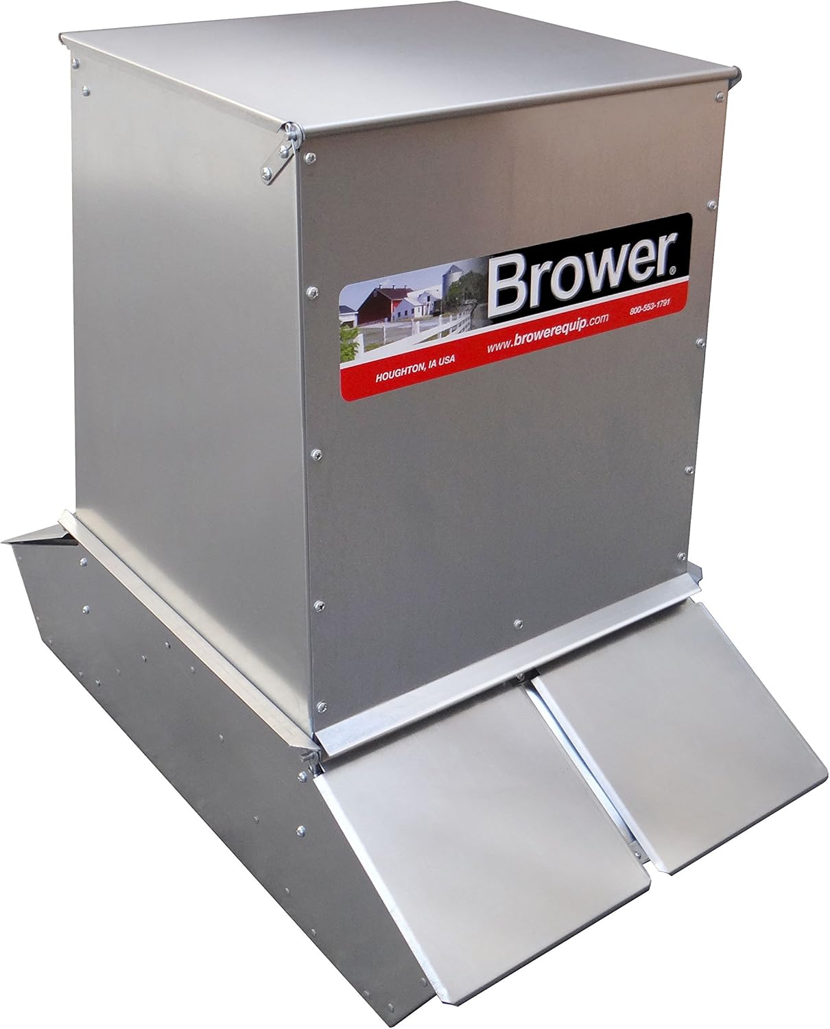 Amazon Com Brower Sf74 Hog Feeder Silver Garden Outdoor