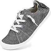 STQ Women Slip On Sneakers, Comfortable Casual Canvas Shoes