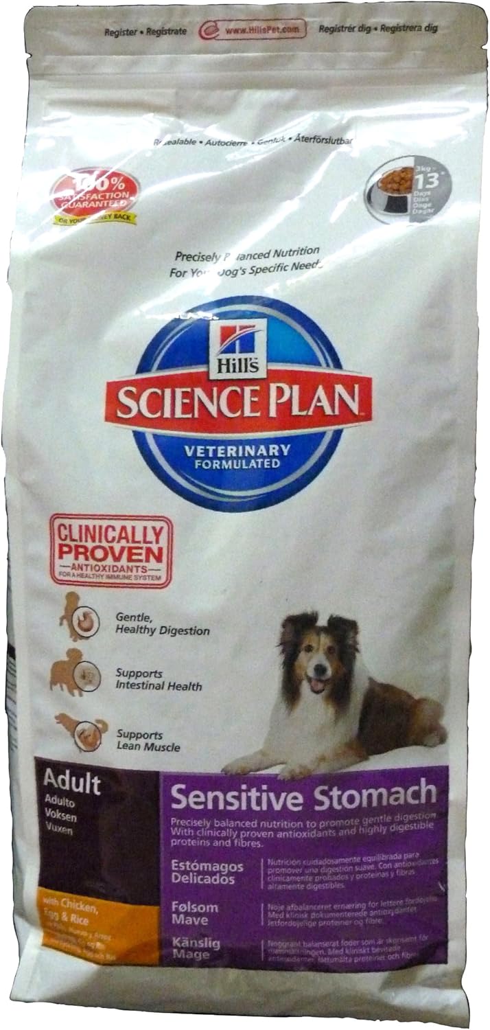 hills science plan sensitive skin dog food 12kg