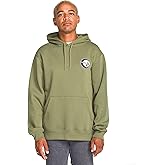 Volcom Men's Pullover Logo Fleece Hooded Sweatshirt – Soft Brushed Interior, Classic Fit, Kangaroo Pocket, Ribbed Cuffs & Hem