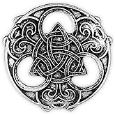 HAQUIL Triquetra Brooch Pin Viking Celtic Brooch Pin Set Norse Jewelry Pagan Amulet Wiccan