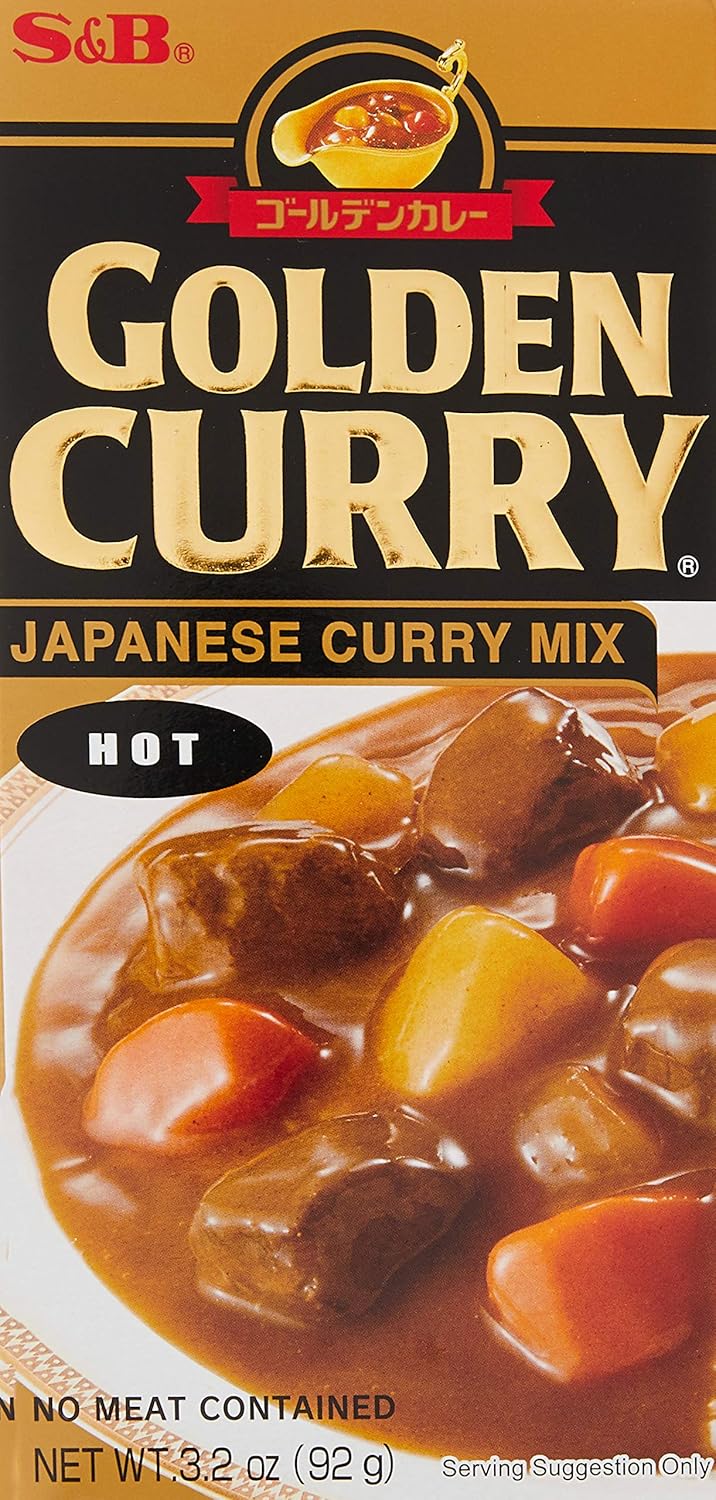 S&B Japanese Golden Curry Paste Hot 92 gm Buy Online at Best Price