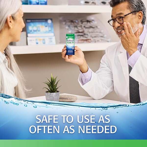 REFRESH TEARS PF PRESERVATIVE-FREE ARTIFICIAL TEARS LUBRICANT EYE DROPS, 0.33 FL OZ (10 ML)