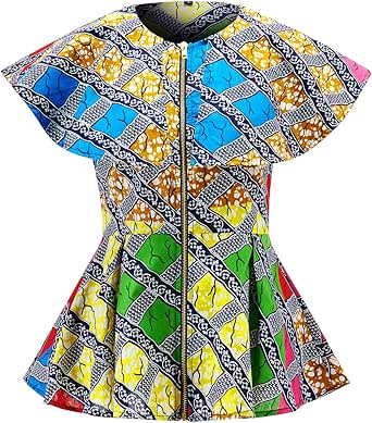 Shenbolen Woman African Print Dress Dashiki Traditional