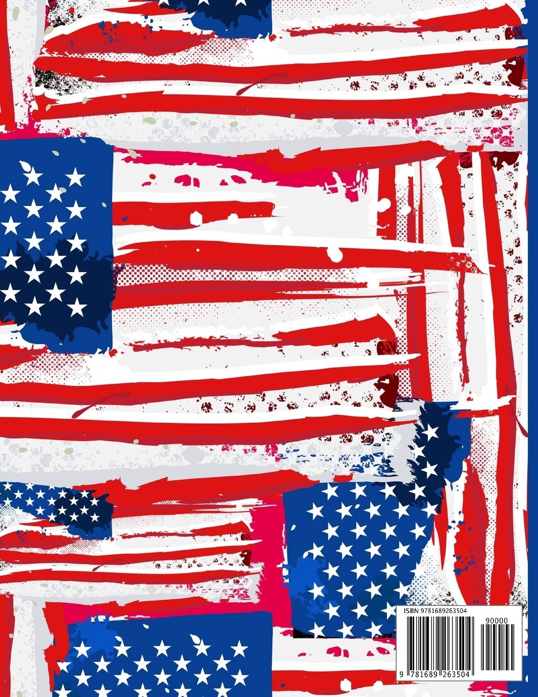 2020 2022 Monthly Planner Usa Flag America Red White Blue Stripes