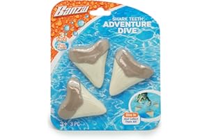 BANZAI Adventure Shark Teeth Dive Toy for Pool and Water - 3 Pack