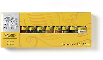 Winsor & Newton 219051w7 Galeria Acrylic Paint 10 Tube Set