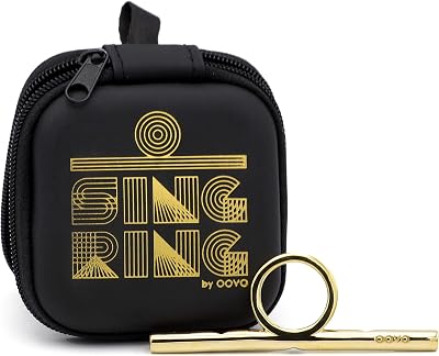 OOVO Sing Ring Vocal Training & Therapy Tool Brass Four Resistance Levels