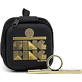 Sing Ring Vocal Training Tool | 4 Resistance Levels in 1 Compact Brass Device | SOVT Warm-Up for Singers, Speakers &amp; Voice Coaches