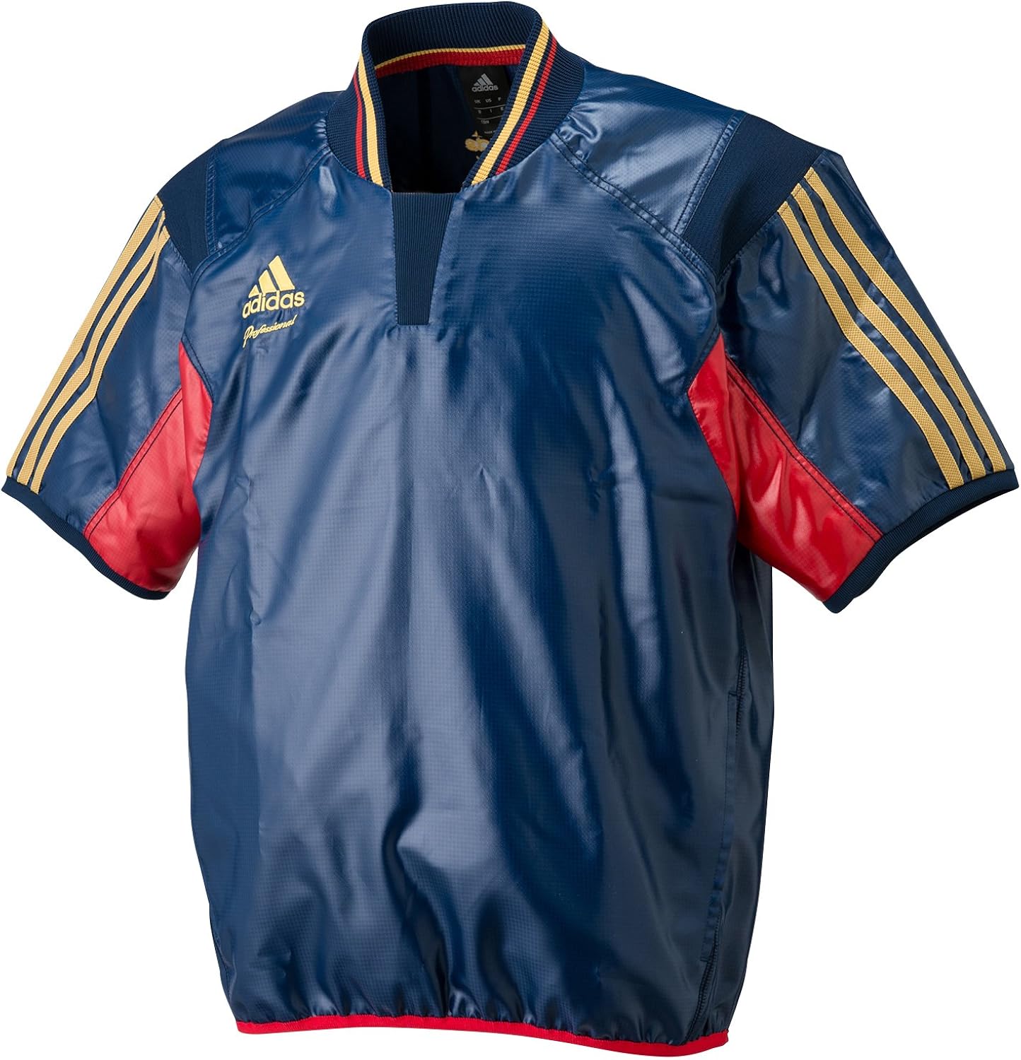 Amazon Co Jp アディダス Adidas ベースボールウェア Professional ウィンドブレーカー 半袖vジャン Bim93 メンズ Ap2616 カレッジネイビー J2xo 服 ファッション小物