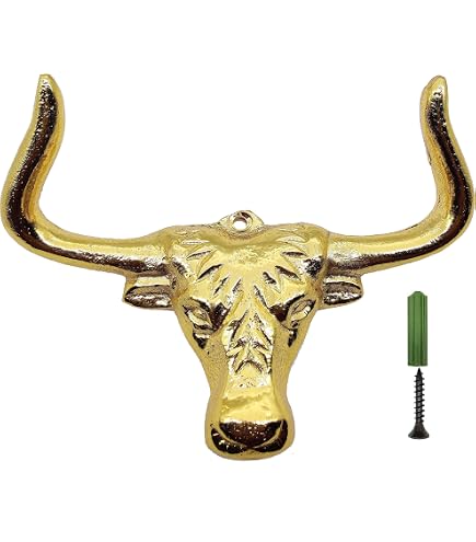 Amazon.com: 5MOONSUN5 Longhorn Steer Head Wall Mounted Cabinet