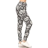 Leggings Depot Premium Women's Joggers Popular Print High Waist Track Pants(S-XL) BAT2