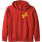 Rush Poppers Liquid Incense The Original Gay Bottom Chest Zip Hoodie