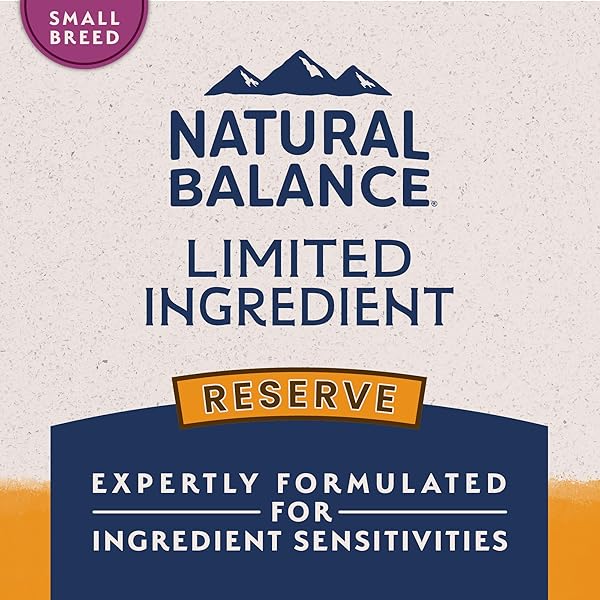 NATURAL BALANCE LIMITED INGREDIENT SMALL-BREED ADULT GRAIN-FREE DRY DOG FOOD, RESERVE DUCK & POTATO RECIPE, 12 POUND (PACK OF 1)