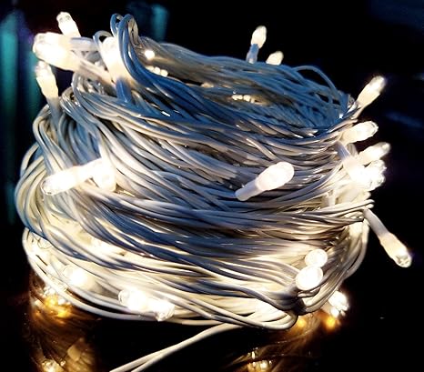 Ascension ® White Colored Decorative Rice Lights, 15 Metre Set of 1