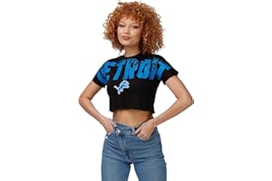 FOCO Women's NFL Team Logo Ladies Fashion Crop Top Shirt