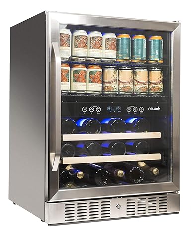 Nevera de vino y refrigerador incorporados NewAir: Amazon.es ...
