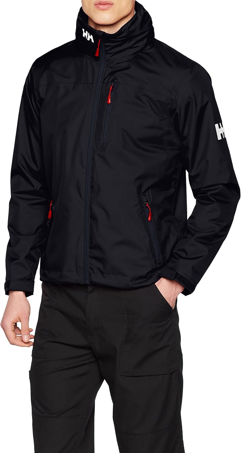 Helly-Hansen 33874 Men's Crew Hooded Midlayer Jacket: Clothing