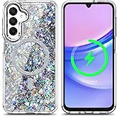 YZB Magnetic for Samsung Galaxy S23+ (Plus) Case, Crystal Gem | Compatible with MagSafe | Glitter Sparkly Bling | Military-Grade Protection & Scratch-Resistant Back Phone Cover for Women Girls Kids