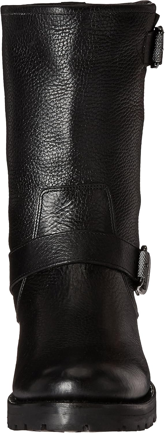 frye natalie mid engineer black