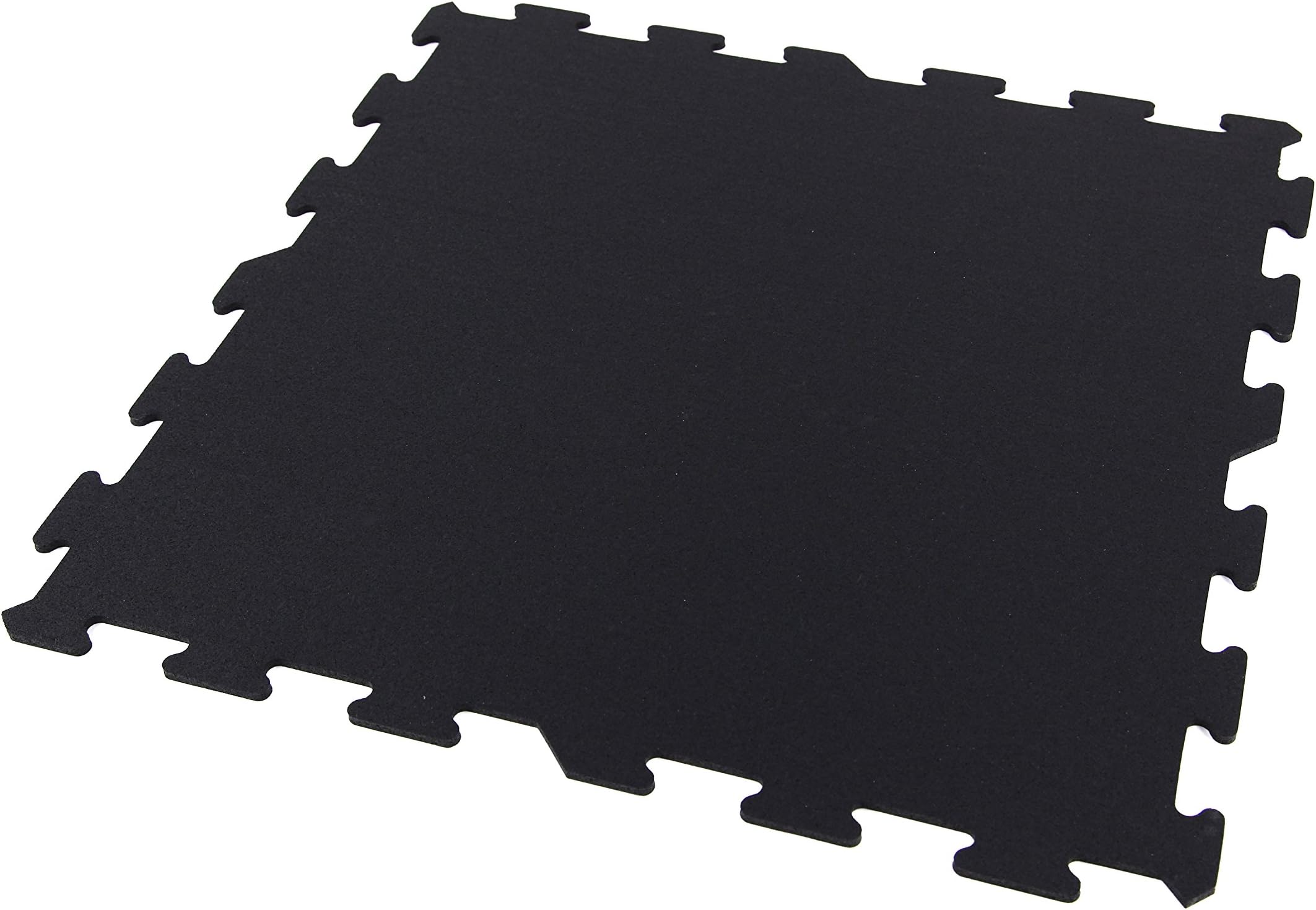 IncStores 8mm Strong Rubber Tiles (23in x 23in Tiles/Multi Piece Floor Kits) Interlocking Rubber Gym Mats for Home Gym Flooring, Exercise Mats, Equipment Mats & Fitness Room Floors