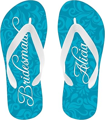 white flip flops amazon