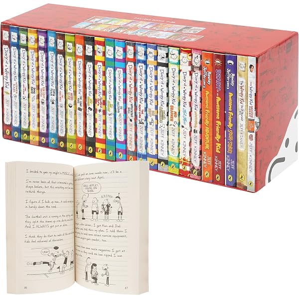 Amazon.com: Jeff Kinney Diary of a Wimpy Kid Complete 1–24 Book