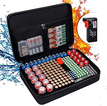 Caja de almacenamiento de pilas ignífuga con probador ...