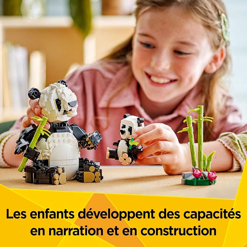 Creator 3-en-1 Animaux Sauvages : la Famille de Pandas 31165