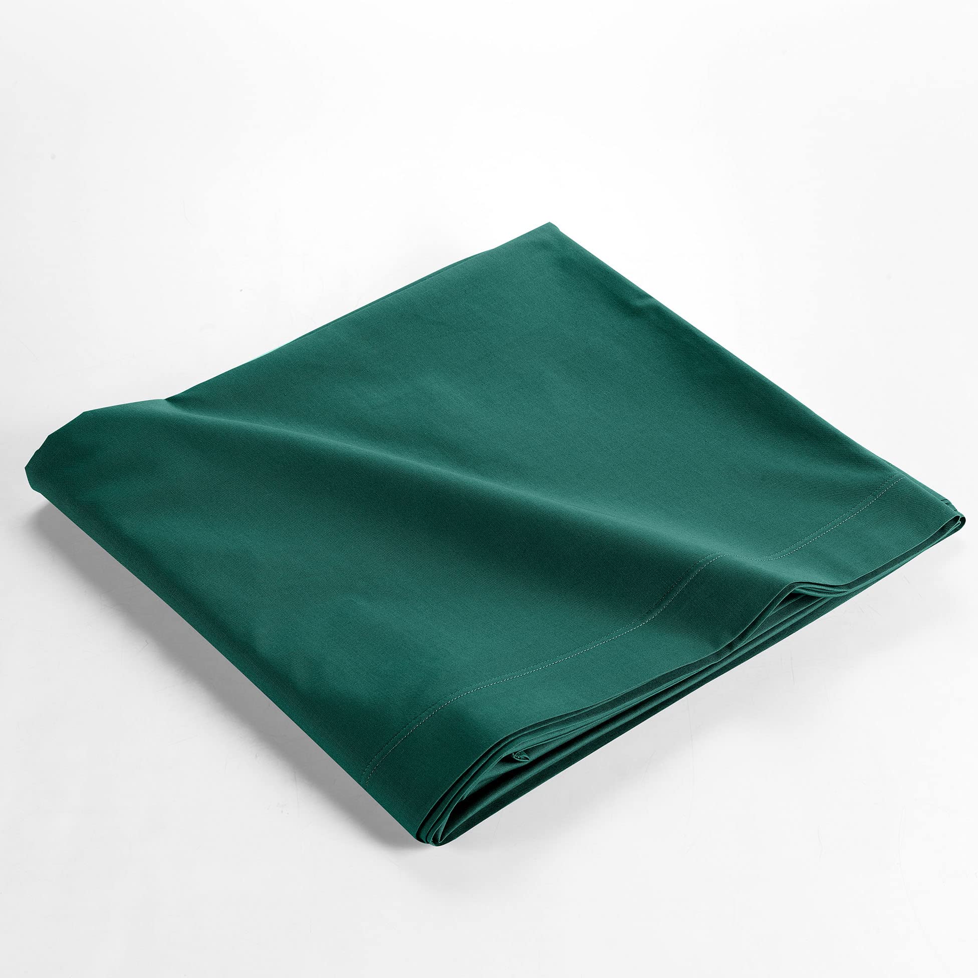 douceur d'intérieur Flat Sheet 180 x 290 cm 100% Organic Cotton Biolina Emerald