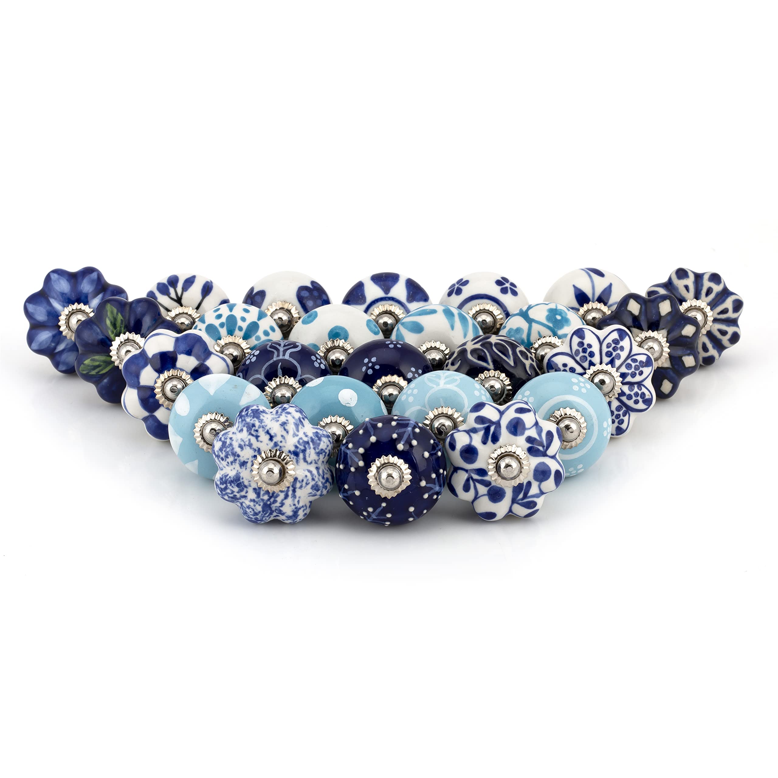 Craft Trade Ceramic Knobs for Cupboards Assorted