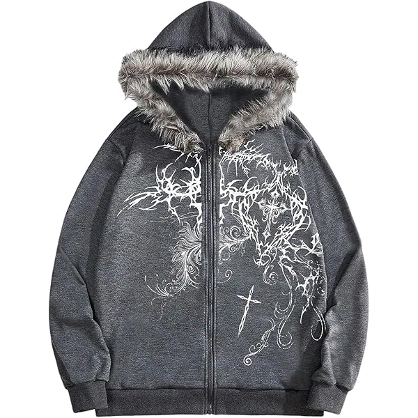 Amazon.com: SOLY HUX Hoodies for Men Fuzzy Sherpa Pullover Letter