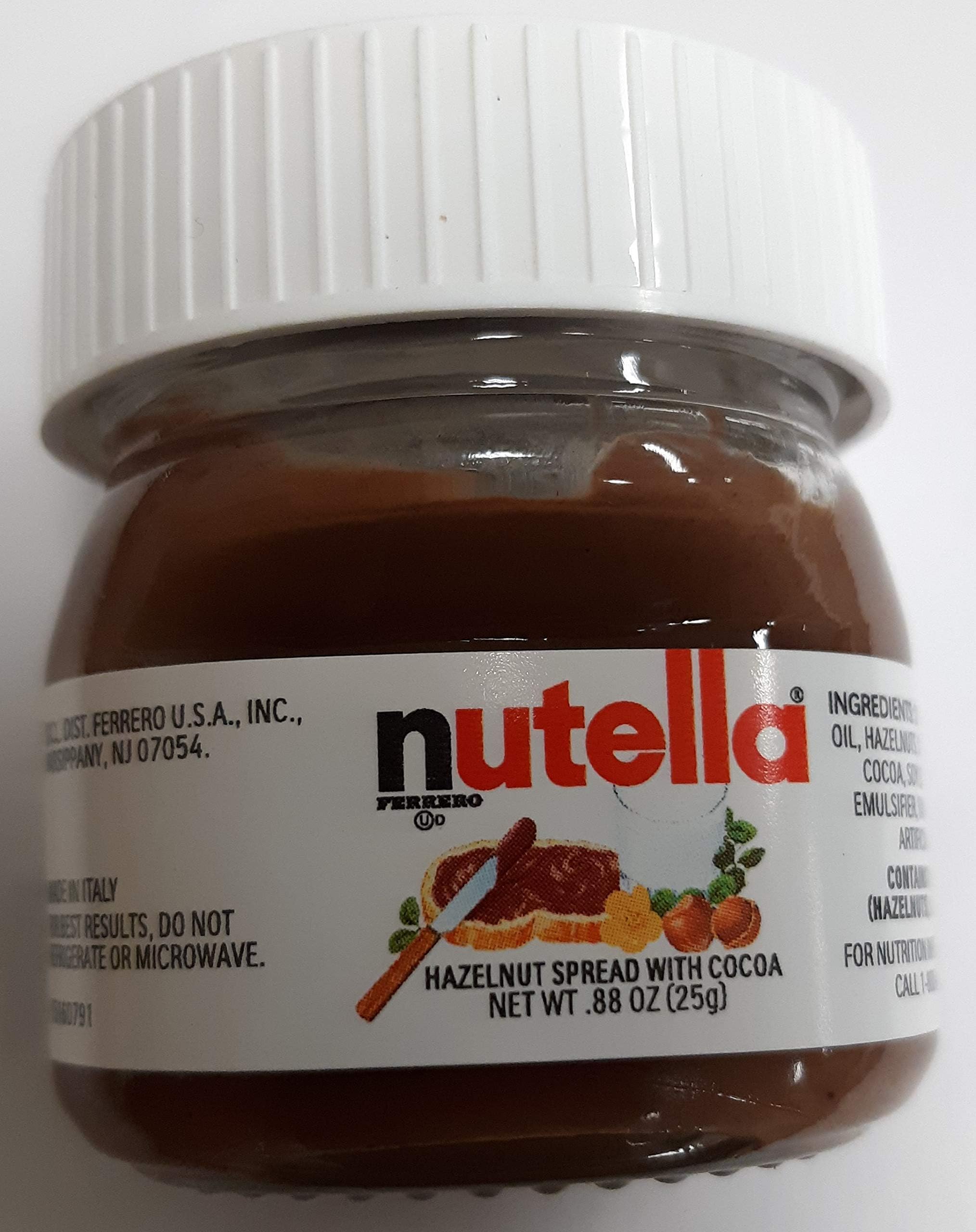 Nutella Hazelnut Spread with Cocoa 0.88 ounces (Pack of 12)