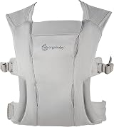 Ergobaby Embrace Soft Air Mesh Baby Carrier Newborn Front Belly Ergonomic Grey