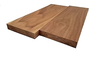 Barrington Hardwoods Walnut Lumber - 3/4" x 6" (3/4" x 6" x 24") (2 Pcs)