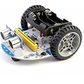 SIYEENOVE Micro:bit Smart Car with Detailed MakeCode Graphical &amp; MicroPython Programming Tutorial,IR Line Tracking &amp; RGB Light Modules,Ideal for Maker Education and Classroom Learning